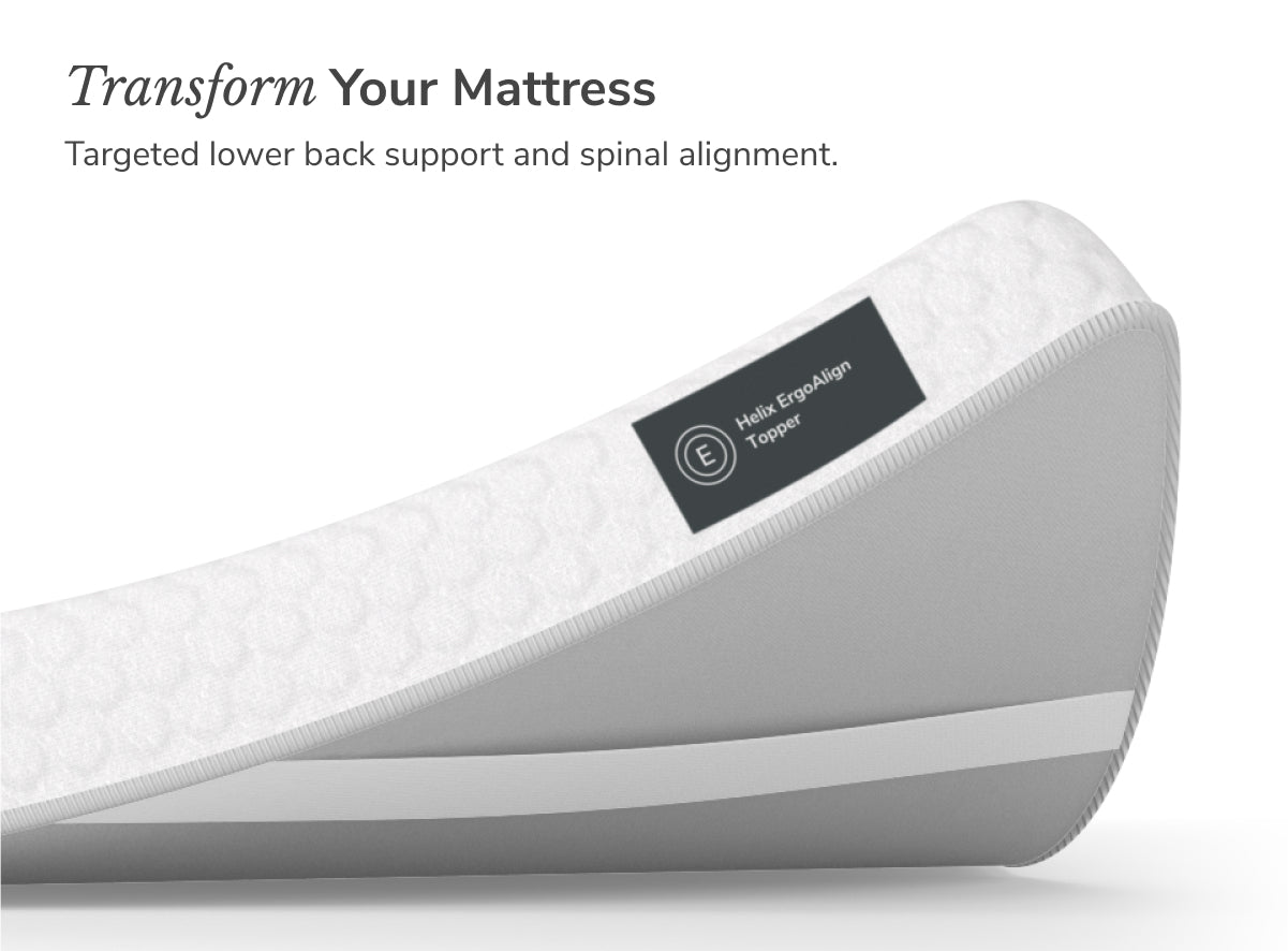 Transform your mattress with the ErgoAlign Mattress Topper