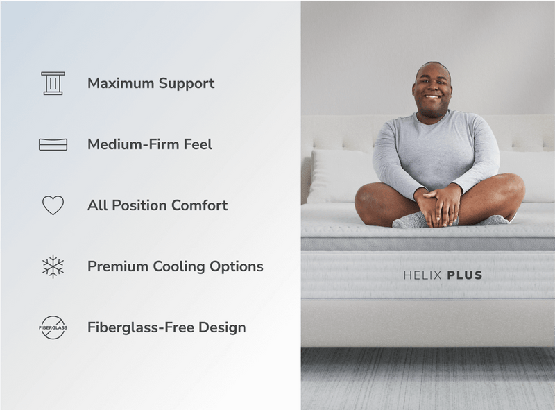 Shop the Helix Plus mattress
