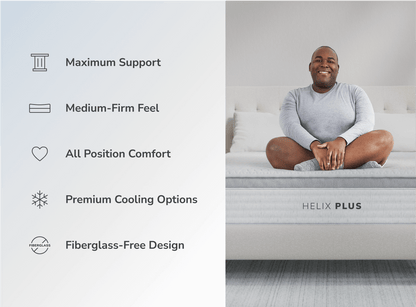 Shop the Helix Plus mattress