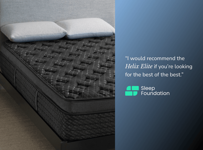 Shop the Helix Dawn Elite mattress for The Mattress Shop, showcasing product thumbnail image for Helix Dawn Elite on the product page.