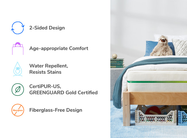 Shop the Helix Kids mattress for The Mattress Shop, showcasing product image Helix Kids on the page: Best Mattresses for Kids page.