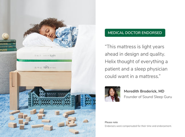 Shop the Helix Kids mattress for The Mattress Shop, showcasing product thumbnail image for Helix Kids on the product page.