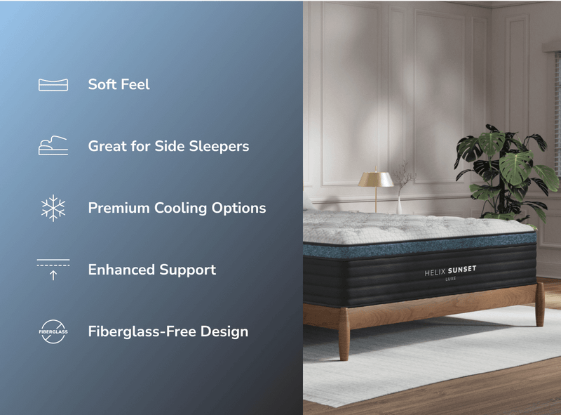 Shop the Helix Sunset Luxe Mattress