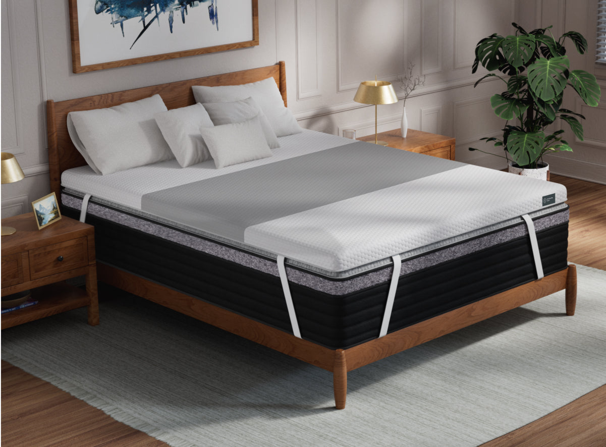 Enjoy improved support and alignment with the ErgoAlign Mattress Topper