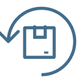 Easy Free Returns Icon for The Mattress Shop, showcasing icon image for Easy Free Returns on the cart page.