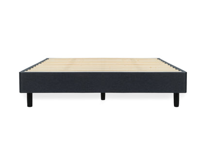 Foundation with Legs front-low view showcasing its versatile design that enhances mattress support and overall comfort.