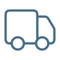 Free Shipping Truck Icon for The Mattress Shop, showcasing icon image for Free US Shipping on the cart page.