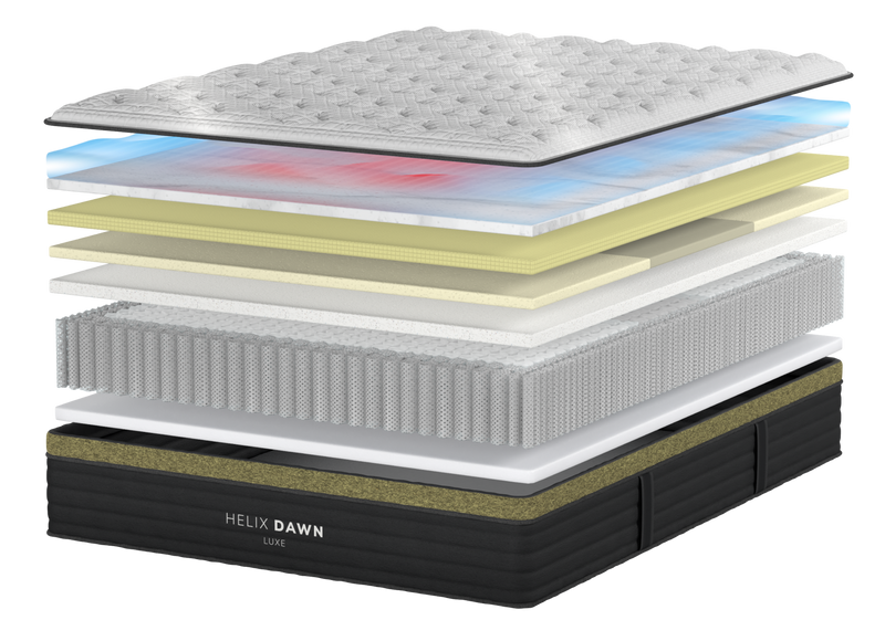 Deeper Sleep Built Into Every Layer for The Mattress Shop, showcasing product mattress hotspot layer image for Deeper Sleep Built Into Every Layer on the product page.