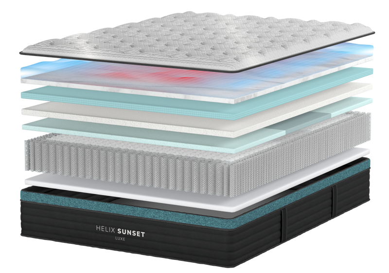 Deeper Sleep Built Into Every Layer for The Mattress Shop, showcasing product mattress hotspot layer image for Deeper Sleep Built Into Every Layer on the product page.