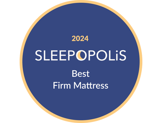 2024 Sleepopolis award for the Helix Dawn mattress