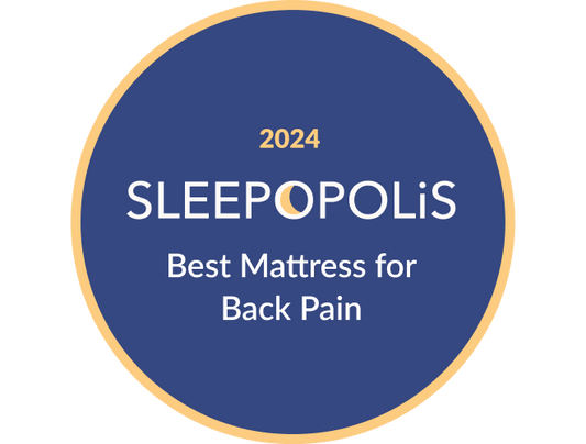 2024 Sleepopolis award for the Helix Dusk mattress