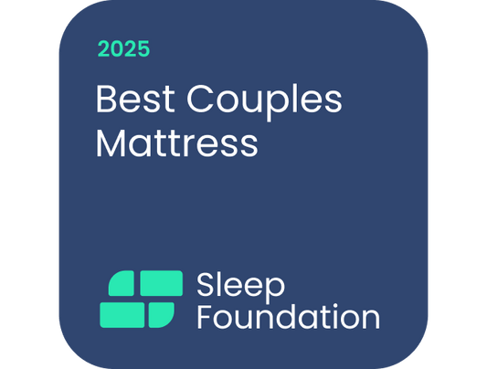 2025 Sleep Foundation award for the Dusk Luxe mattress