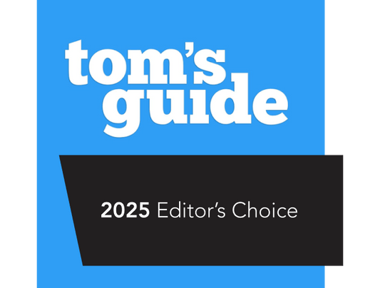2025 Tom's Guide award for the Helix Dusk Luxe mattress