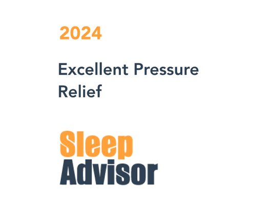 2024 Sleep Advisor award for the Helix Moonlight mattress