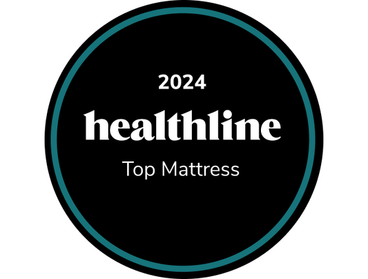 2024 Healthline award for the Helix Moonlight Luxe mattress