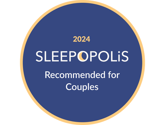 2024 Sleepopolis award for the Helix Moonlight Luxe mattress