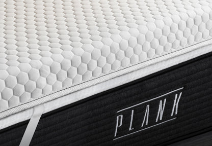 Plank Firm Topper zoom showcasing its pressure-relieving foam and enhanced support for firmer sleep surface.