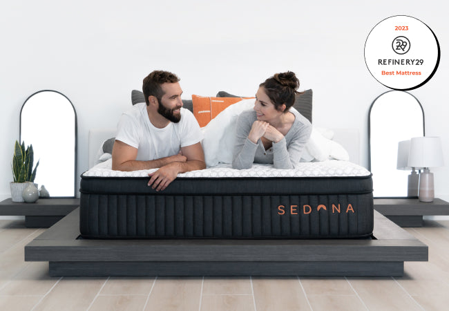 sedona lifestyle image with award badge.