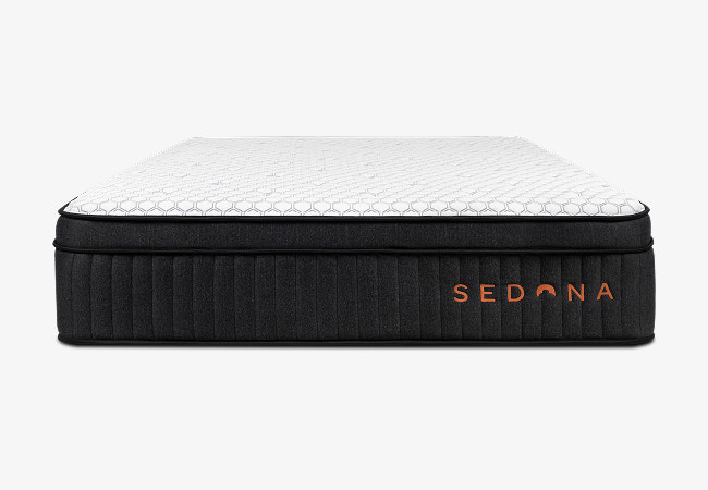 Brooklyn Bedding Sedona Elite mattress front. for The Mattress Shop, showcasing product image Brooklyn Bedding Sedona Elite on the page: Best Hybrid Mattresses page.