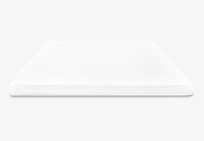 Brooklyn Bedding microcoil mattress topper side profile view designed for optimal comfort and pressure relief