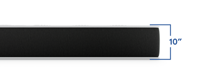 Bear Original mattress side profile showing 10-inch height with white top and dark charcoal base