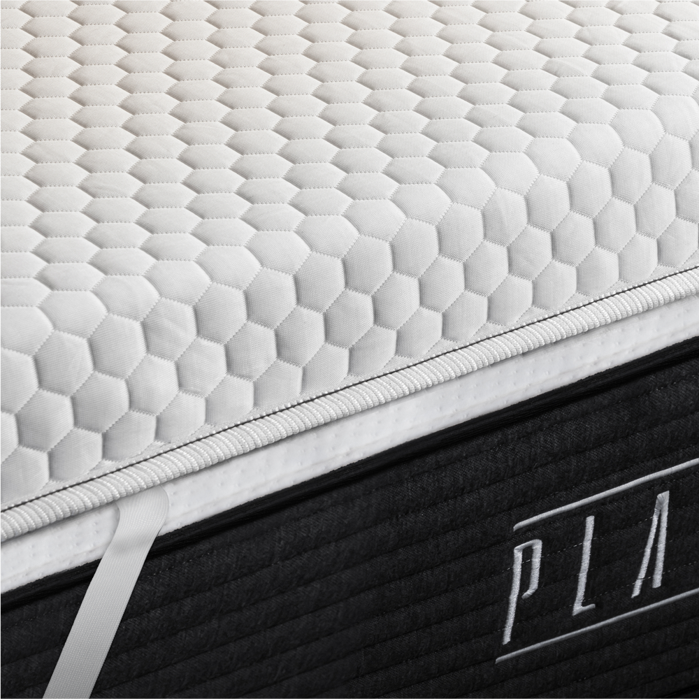 Plank Firm Topper zoom showcasing its pressure-relieving foam and enhanced support for firmer sleep surface.