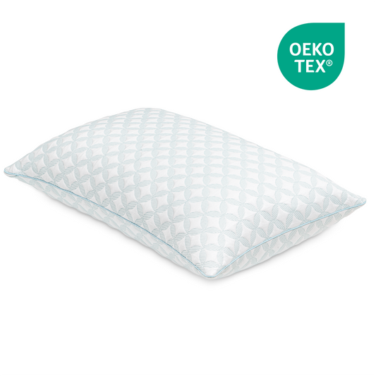 bb shredded foam pillow product on a white background for The Mattress Shop, showcasing product image for Premium Shredded Foam Pillow on the collection page.