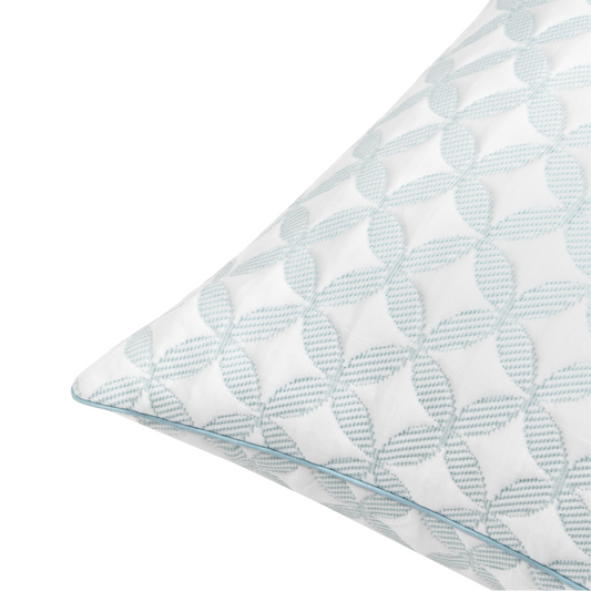 bb shredded foam pillow corner detail texture for The Mattress Shop, showcasing product image for Premium Shredded Foam Pillow on the collection page.