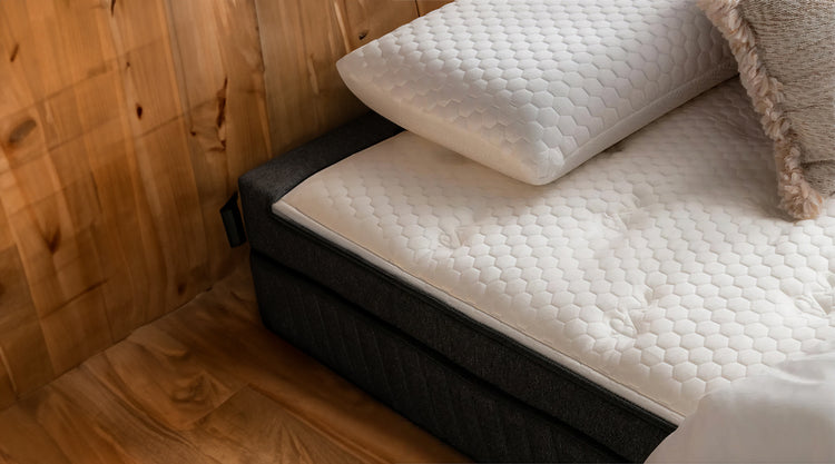 Mobile banner image for The Mattress Shop, showcasing page banner content on the page: Military page.