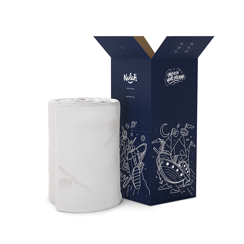 Nolah AirFoam® Luxe Mattress Topper with free shipping box