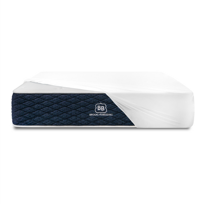 bb mattress protector product over signature mattress