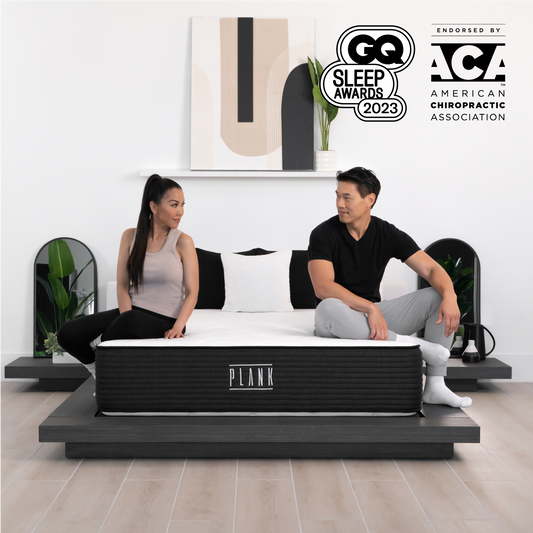 plank luxe lifestyle with award badges