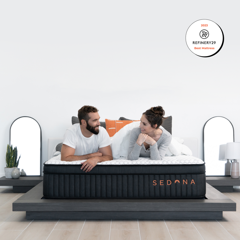 sedona lifestyle image with award badge