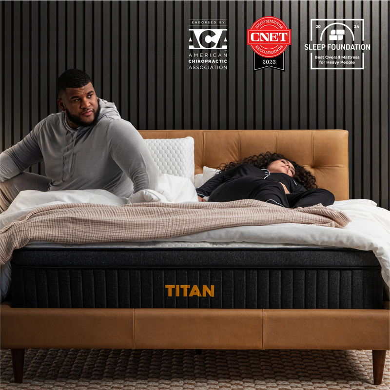 titan luxe lifestyle image with award badges
