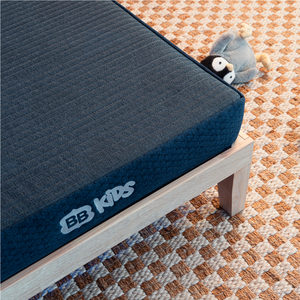 bb kids mattress close up of corner