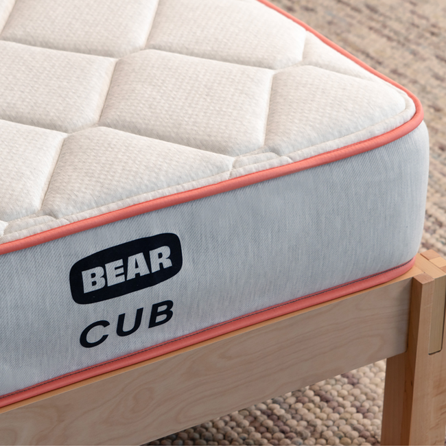 Bear Cub mattress from The Mattress Shop offering cushioned support and comfort for kids’ sleep. for The Mattress Shop, showcasing product image Bear Cub - Kids Mattress on the page: Best Mattresses for Kids page.