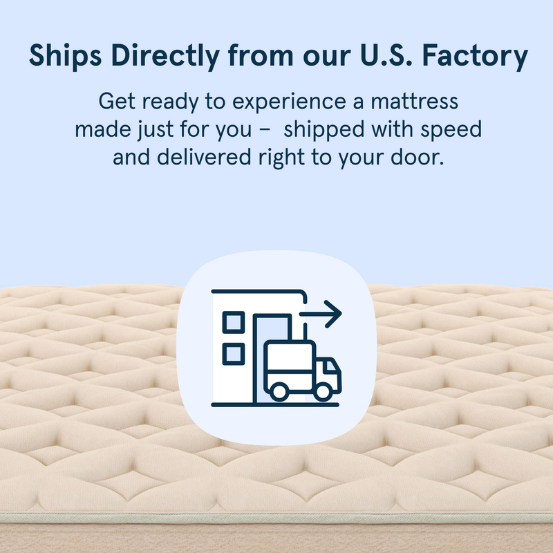 Bear Natural mattress with free shipping from U.S. factory