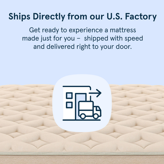 Bear Natural mattress with free shipping from U.S. factory