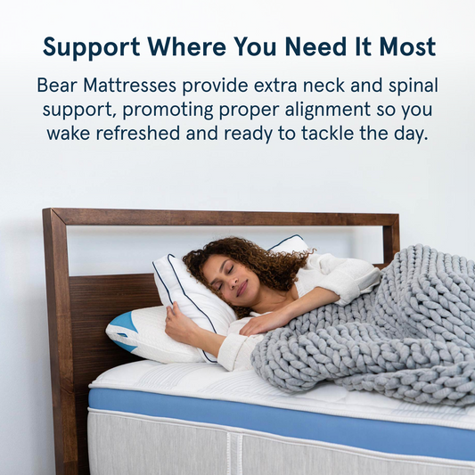 The Bear Star Hybrid mattress offers support where you need it most