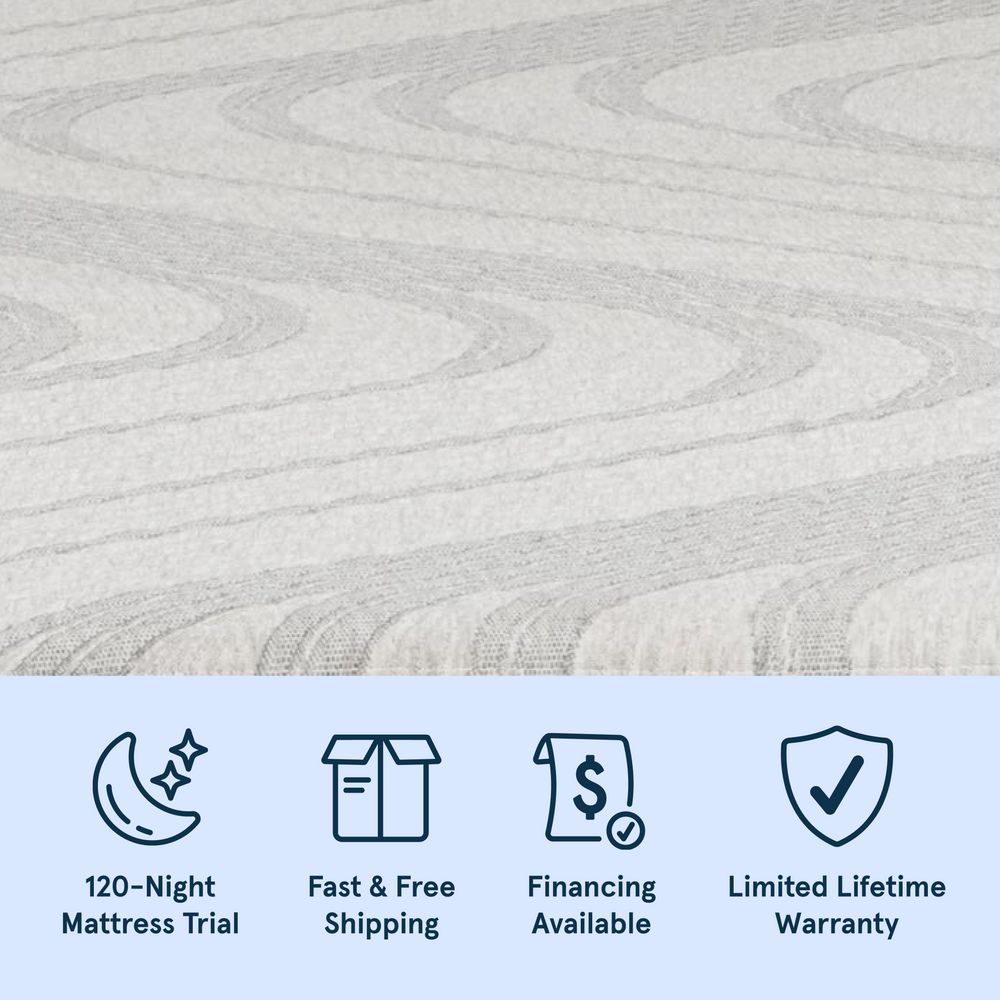 Bear Trundle Mattress with 120-night trial, fast & free shipping, financing available, and a limited lifetime warranty