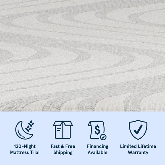Bear Trundle Mattress with 120-night trial, fast & free shipping, financing available, and a limited lifetime warranty