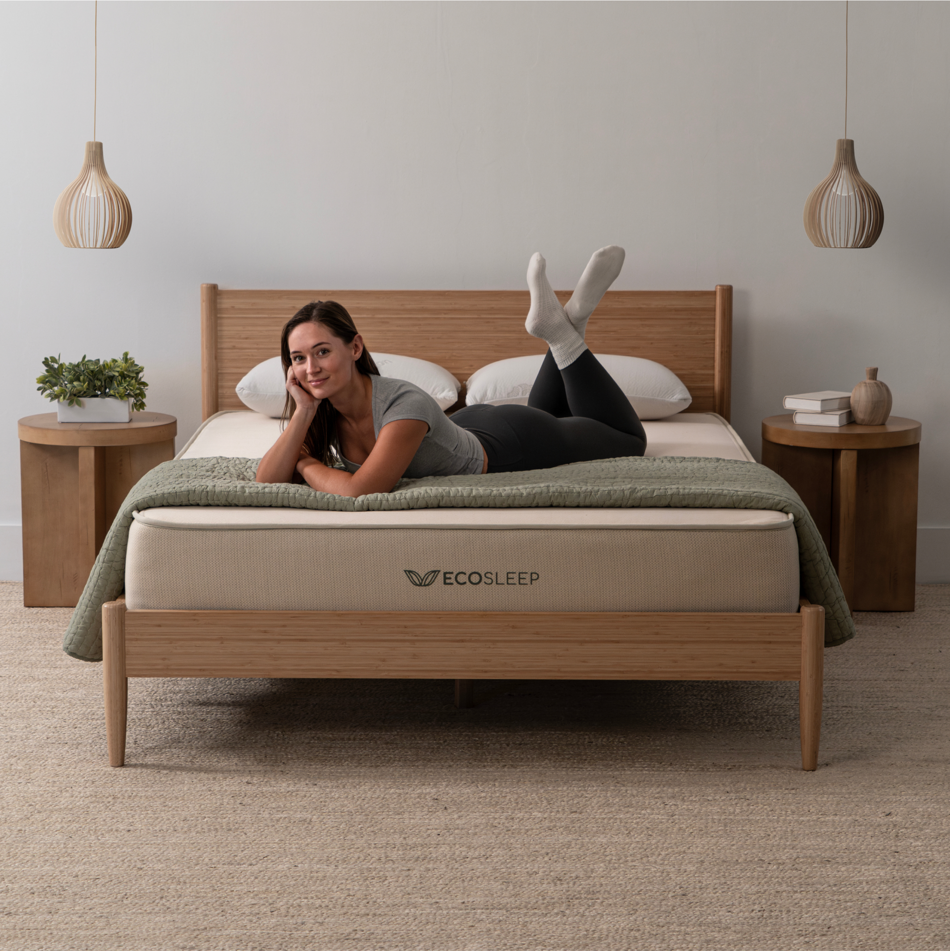ecosleep mattress lifestyle in bedroom