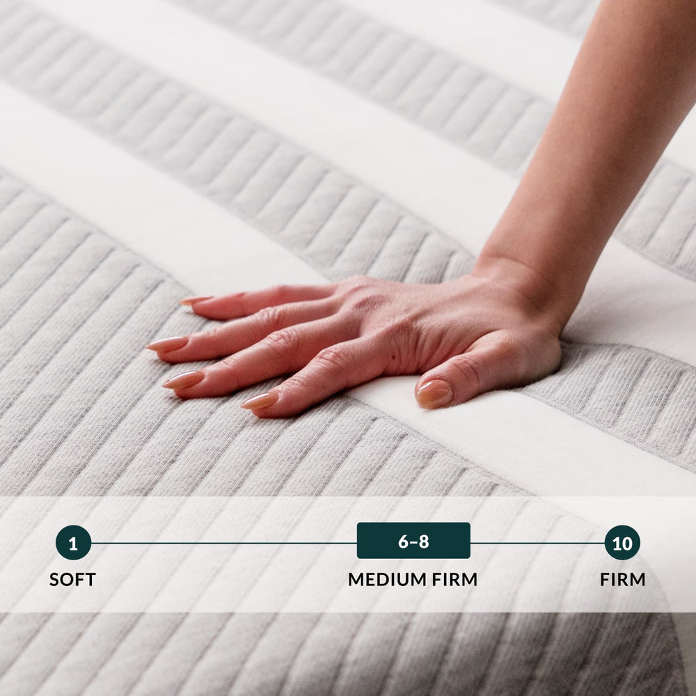Leesa Original Hybrid mattress with supportive coils and cooling foam designed to ensure a refreshing sleep experience.