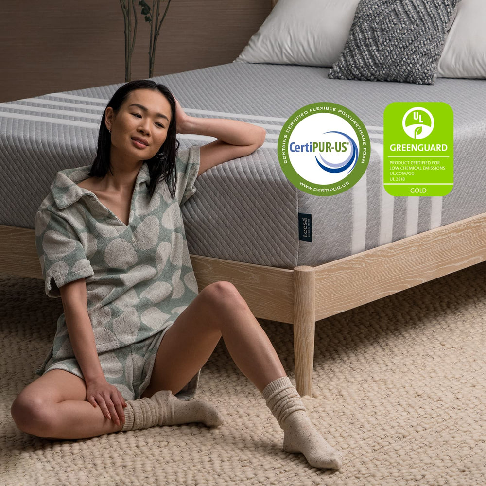 Leesa Original Hybrid mattress offering support, cooling, and comfort with hybrid construction for restful sleep.