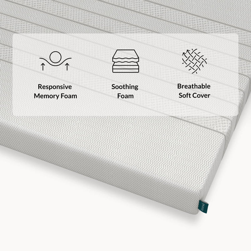 Close up of the Leesa Kids Mattress.