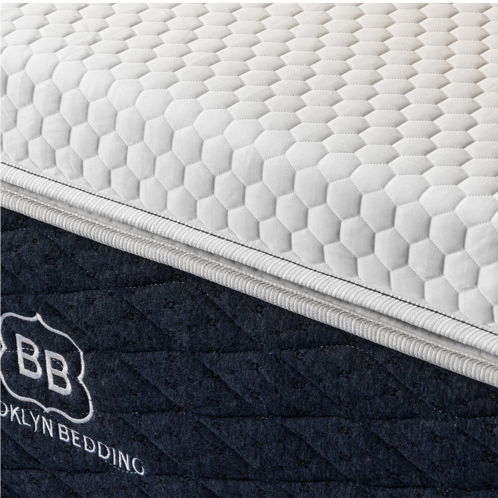 Microcoil mattress topper with responsive coils designed to provide extra support and comfort for restful nights.