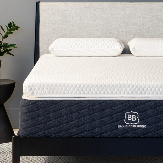 Microcoil mattress topper designed to improve support and offer pressure relief for deeper, more restful sleep.