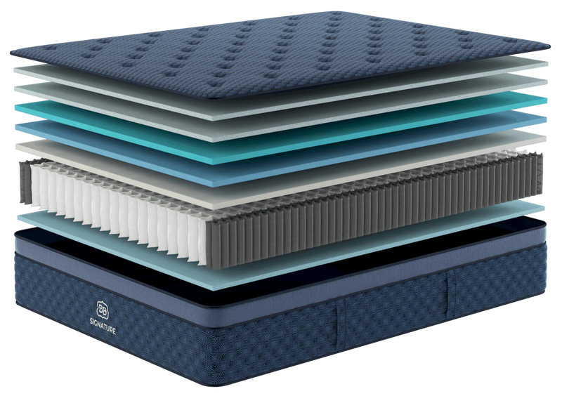 Built For Better Sleep for The Mattress Shop, showcasing product mattress hotspot layer image for Built For Better Sleep on the product page.