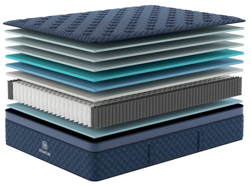 Built For Better Sleep for The Mattress Shop, showcasing product mattress hotspot layer image for Built For Better Sleep on the product page.