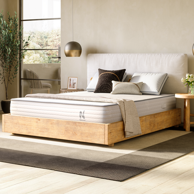 Nolah Natural organic latex hybrid mattress for The Mattress Shop, showcasing product thumbnail image for Nolah Natural on the product page.